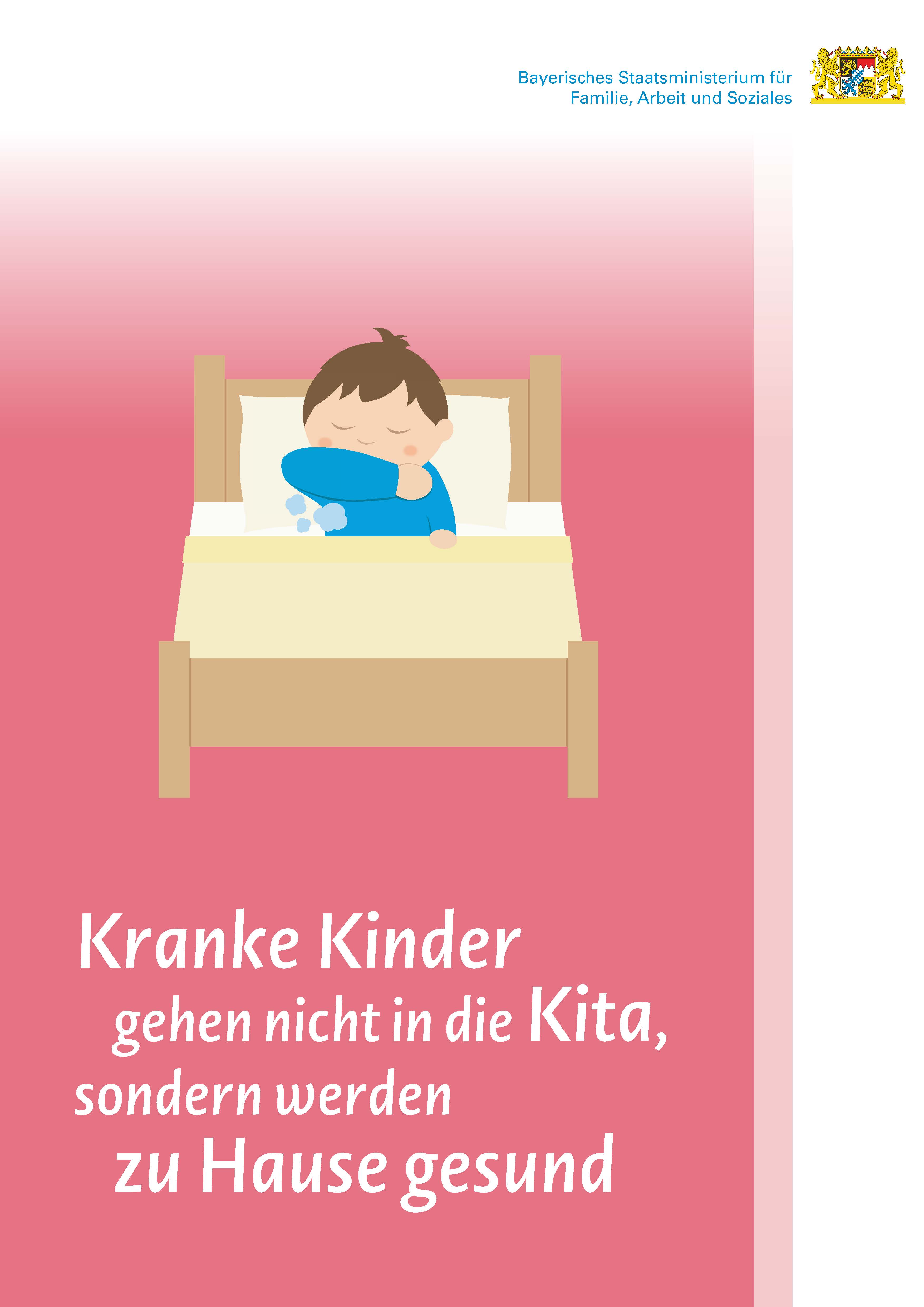 Kranke Kinder gehen nicht in die Kita, sondern werden zu Hause gesund